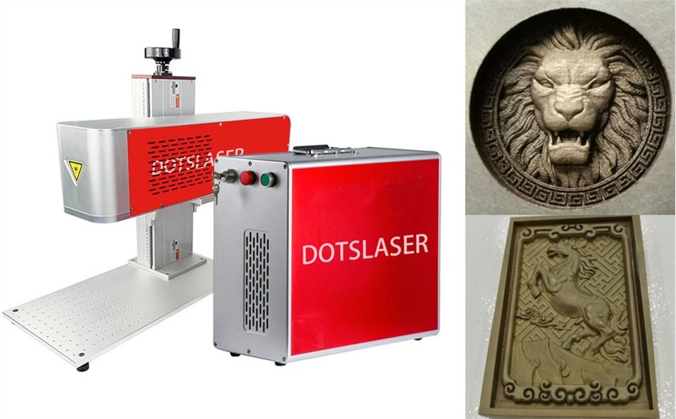 3D egri sirt lazer markeri