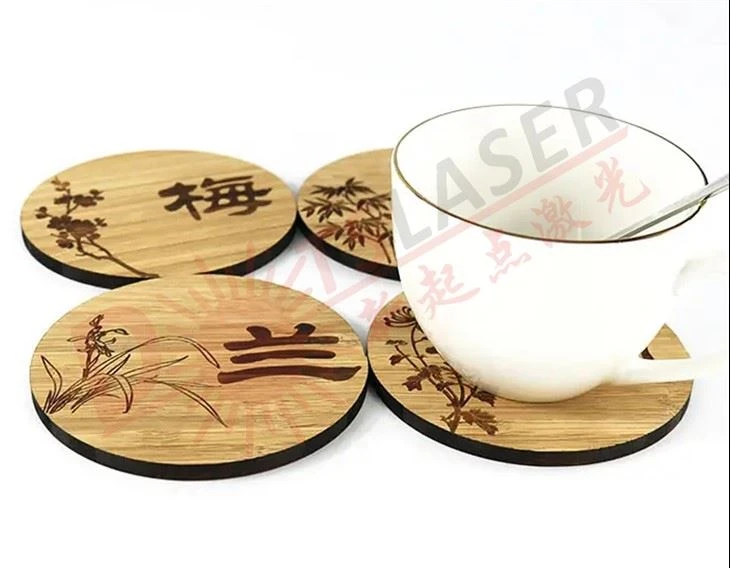 CO<sub>2</sub>Lazer oʻyma toʻplamlari CO<sub>2</sub> Laser Engraving Coasters