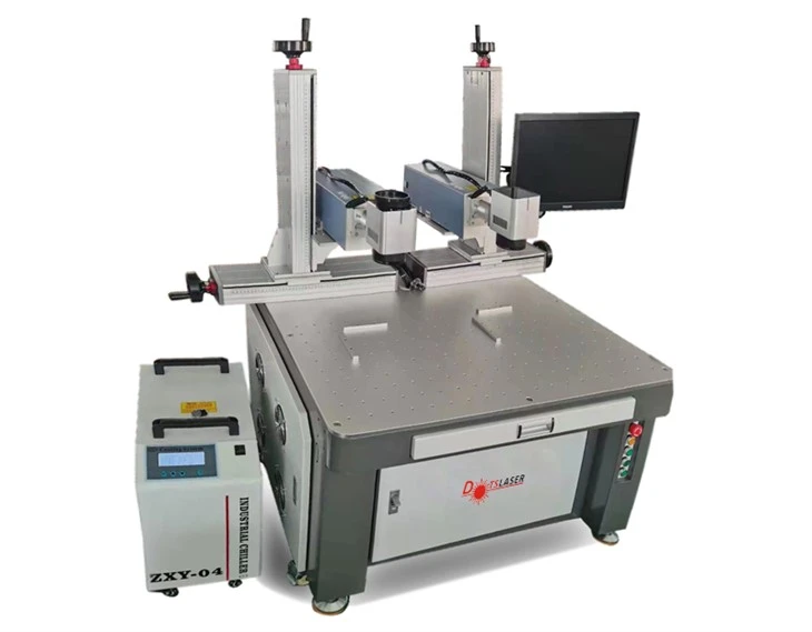 Ikki boshli UV lazerli marker